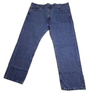 Levi’s 505 Jeans Men 42x29 Blue Denim Straight Leg Classic Fit USA Style